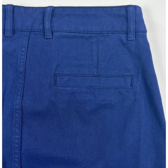 Zara Special Edition Capsule Mens 31 Dark Navy Blue Cotton Chino Pants Slacks - Picture 10 of 10